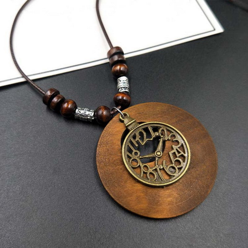 Collar de madera Chronos