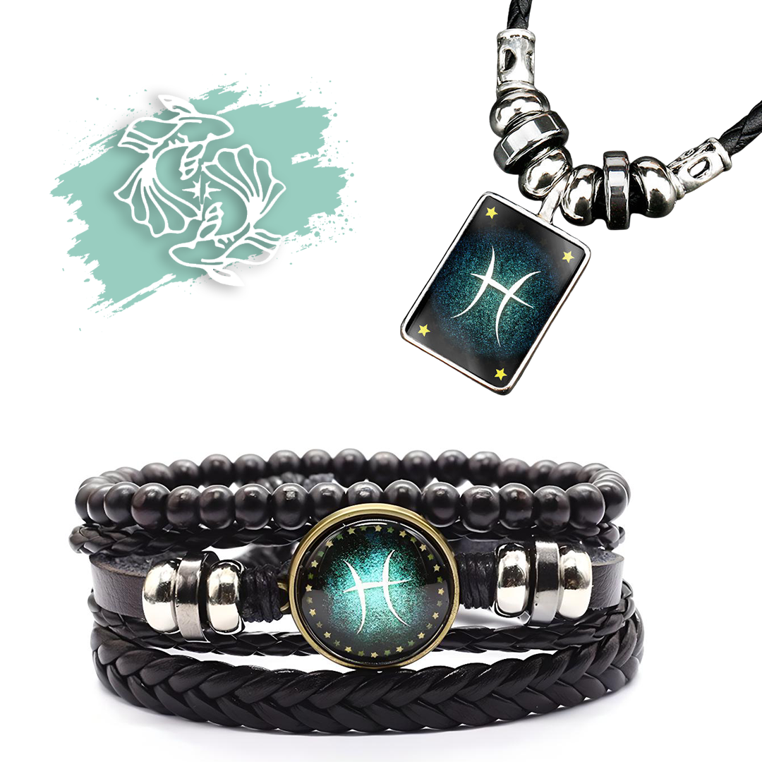 Zodiac Bracelet + Free Necklace