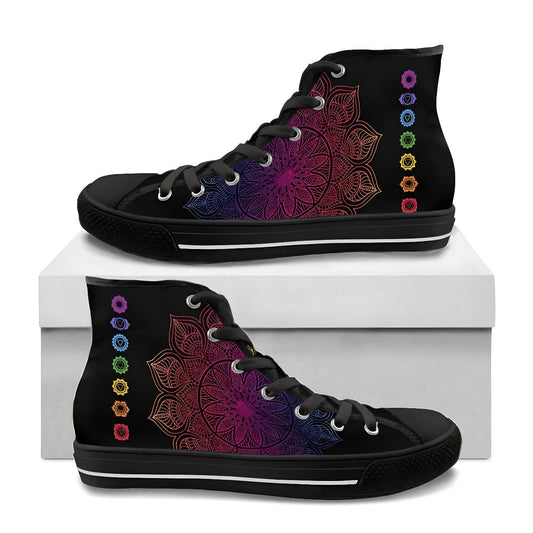 Chakras High-Top Shoes