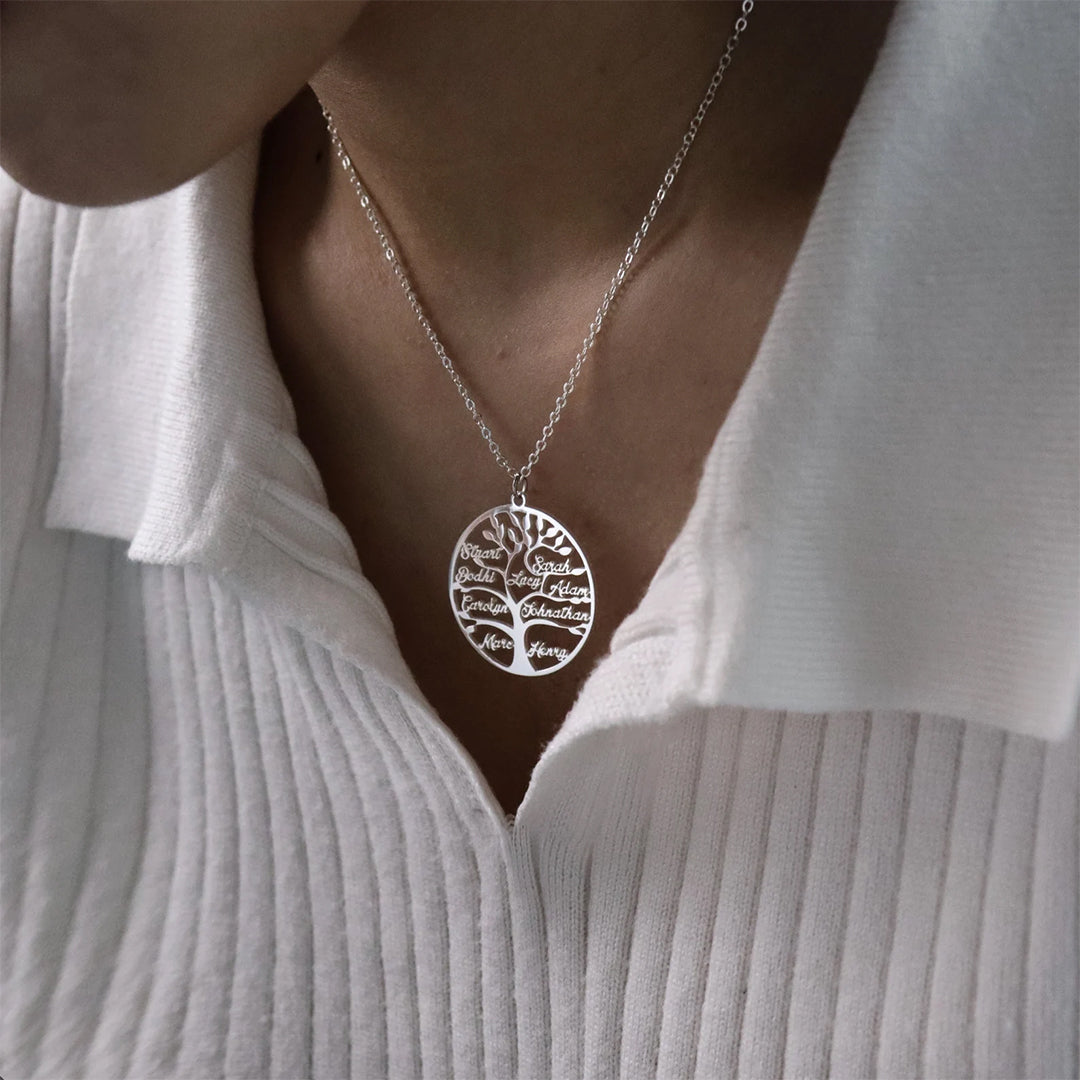 Personalized Tree of Life Necklace