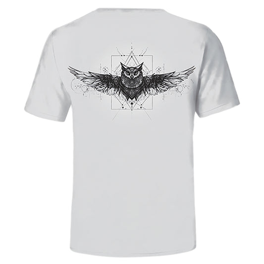 Camiseta Noctua – Diseño en la espalda