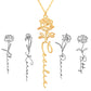 Personalized Birth Flower Necklace