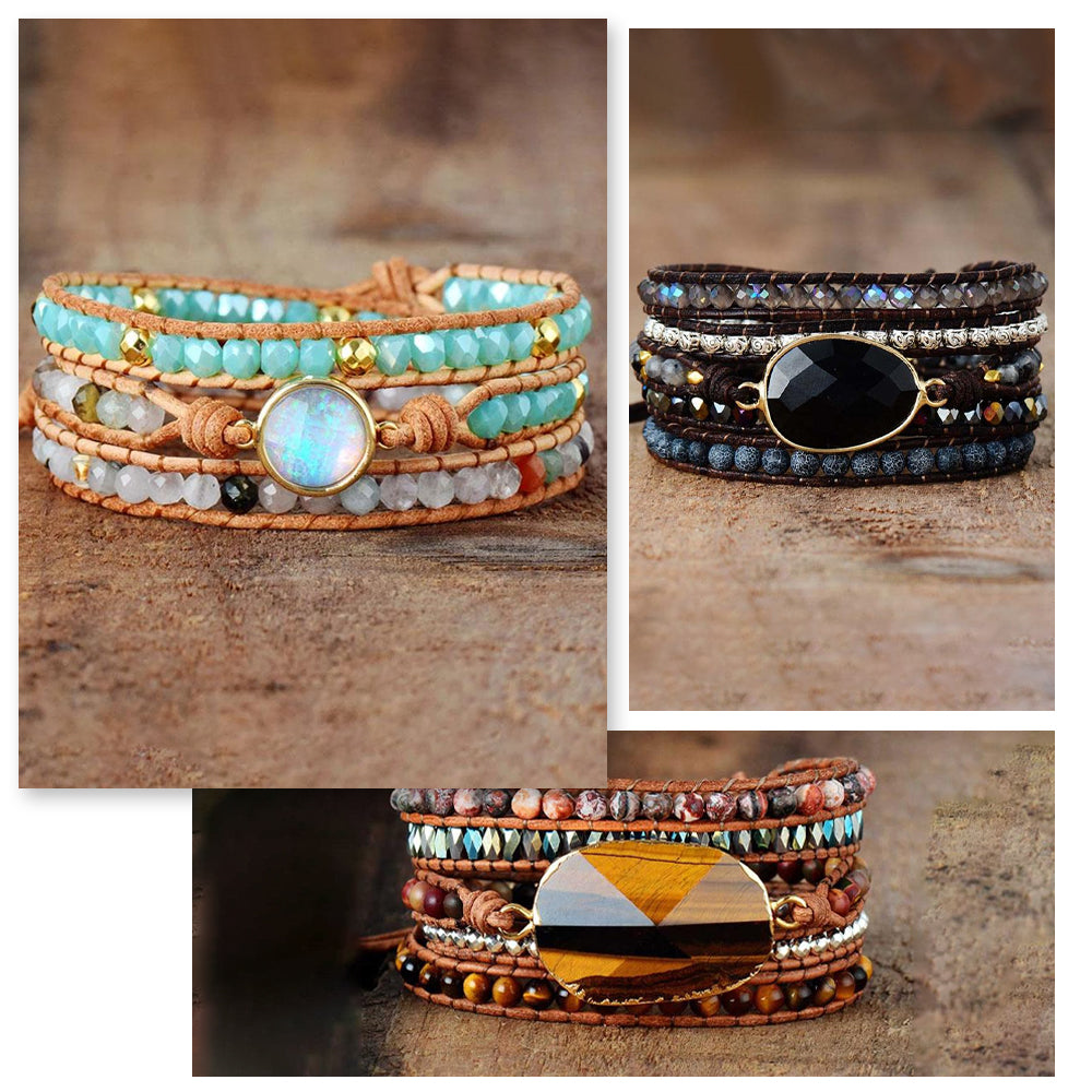 Natural Stone Bracelet Bundle