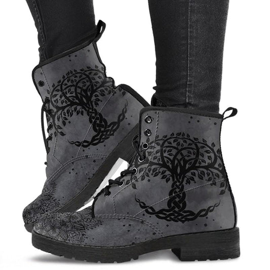 Boots Ethniques Femme Arbre de Vie