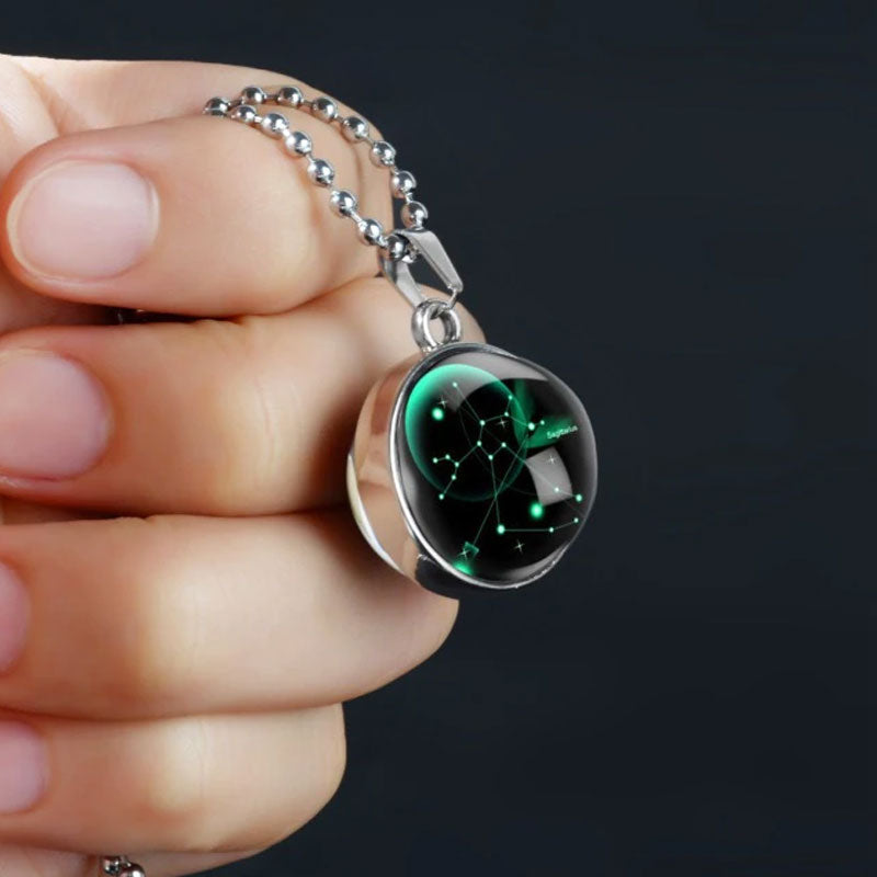Zodiac Constellation Sphere Necklace