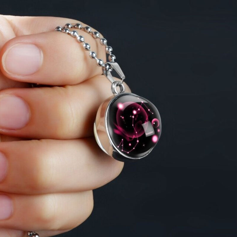 Zodiac Constellation Sphere Necklace