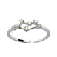 Sternzeichen Ring Silber