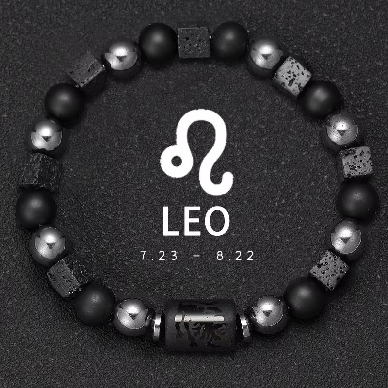 Bracciale Segno Zodiacale con Pietra Naturale