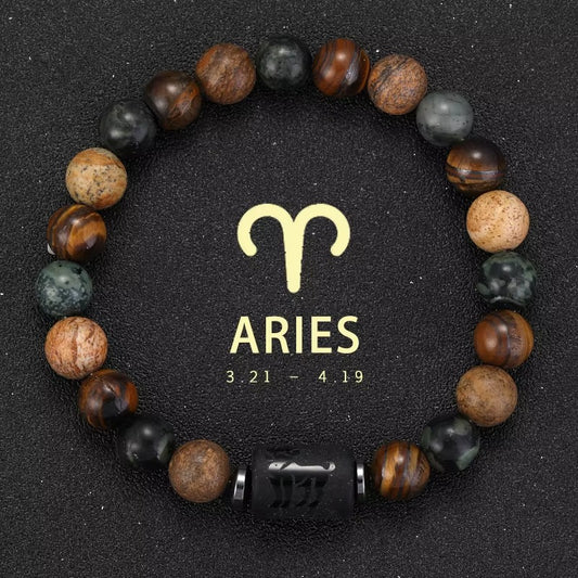 Pulsera Signo Zodiacal con Piedra Natural