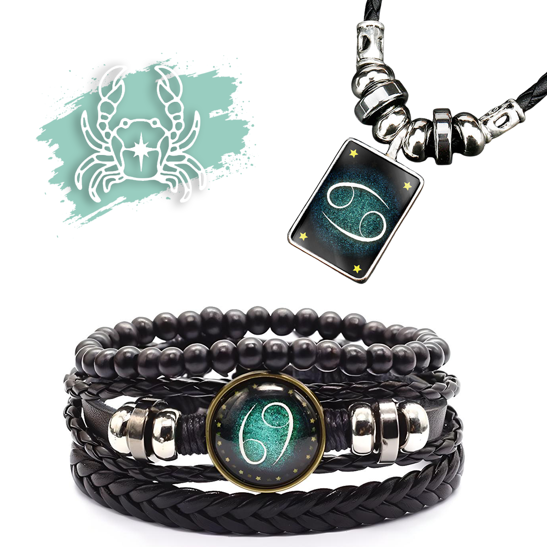 Bracciale Segno Zodiacale + Collana in Omaggio