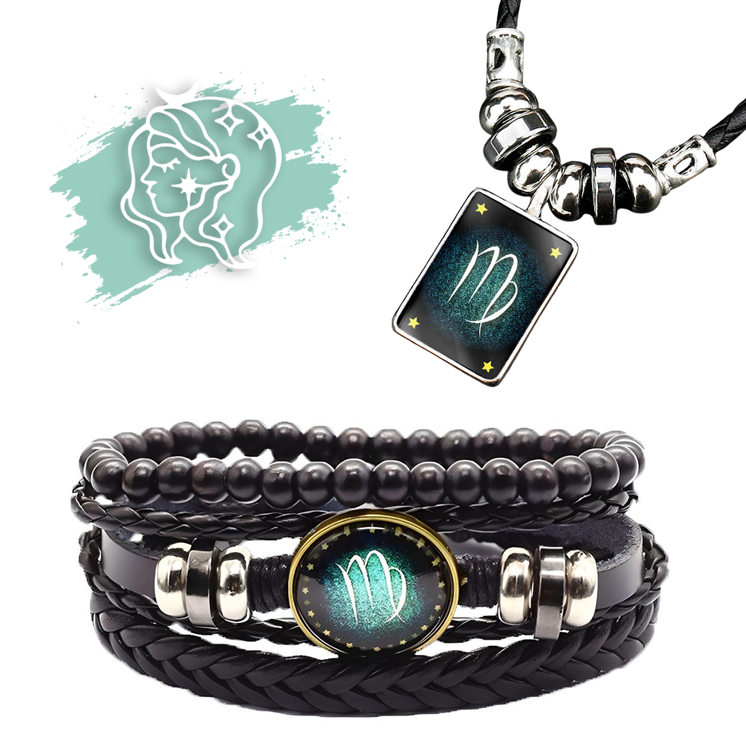 Bracciale Segno Zodiacale + Collana in Omaggio