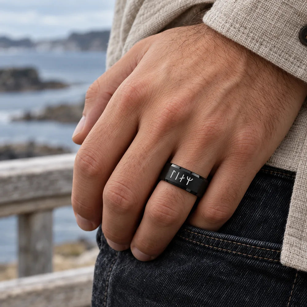 Viking Runes Personalized Ring – 2