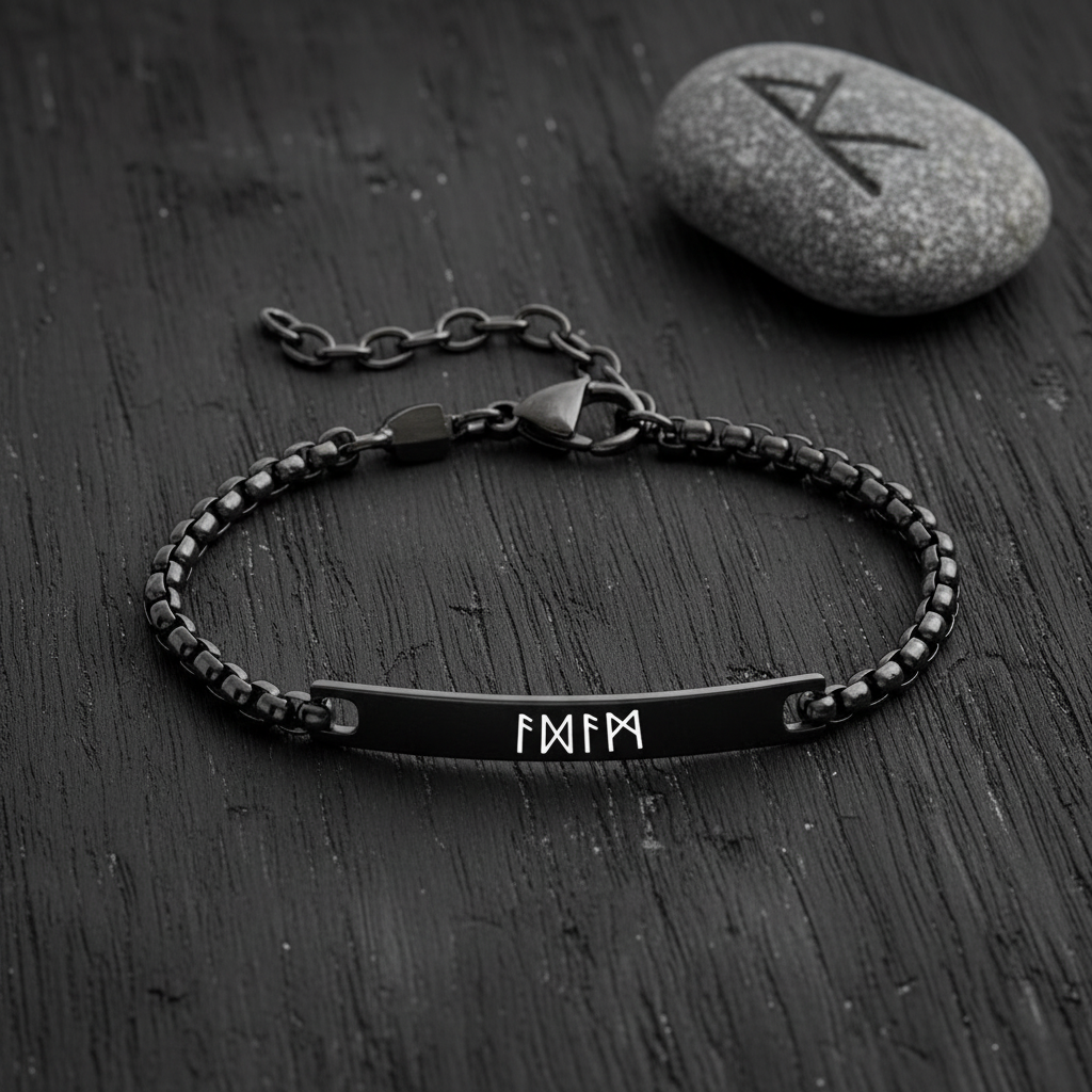 Bracelet Fin Runes Viking