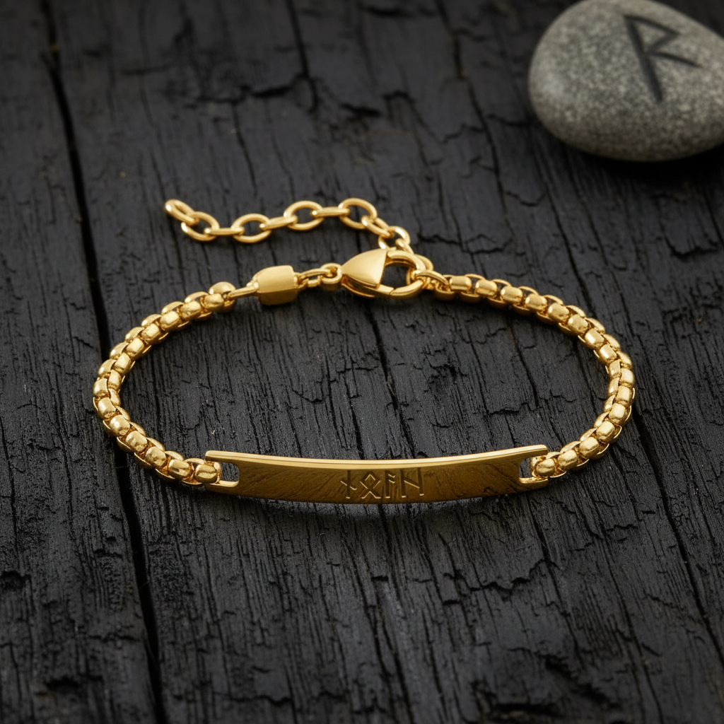 Bracelet Fin Runes Viking