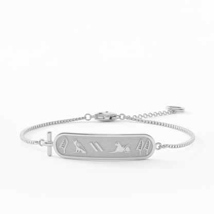 Egyptian Hieroglyph Personalized Bracelet