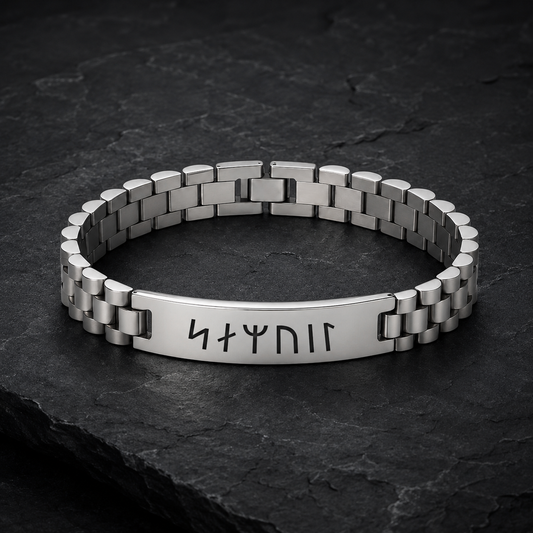 Personalized Viking Runes Bracelet for Men