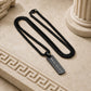 Collar Griego Antiguo Grabado Hombre