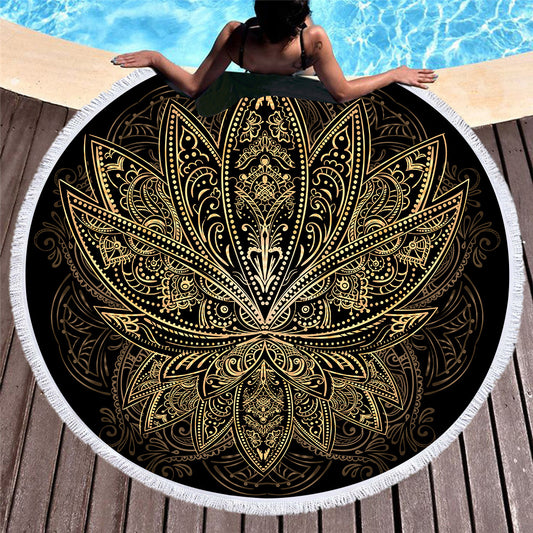 Round Beach Towel Padma
