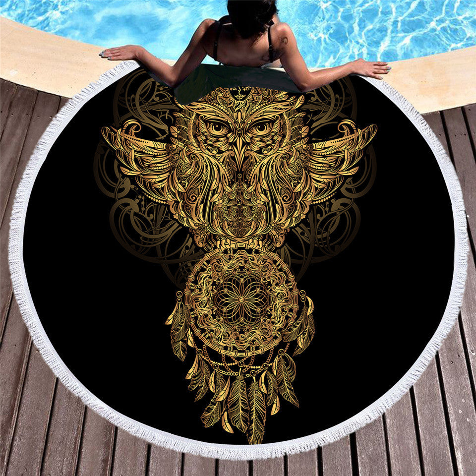Round Beach Towel Tyto