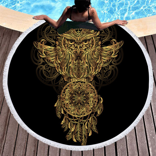 Round Beach Towel Tyto