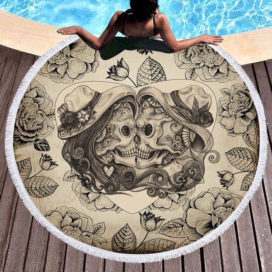 Round Beach Towel Amoria