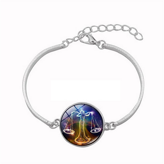 Bracelet Signe Astrologique Balance | Fin Argent