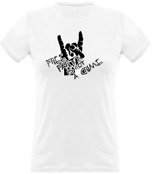 T-shirt blanc  Free Party