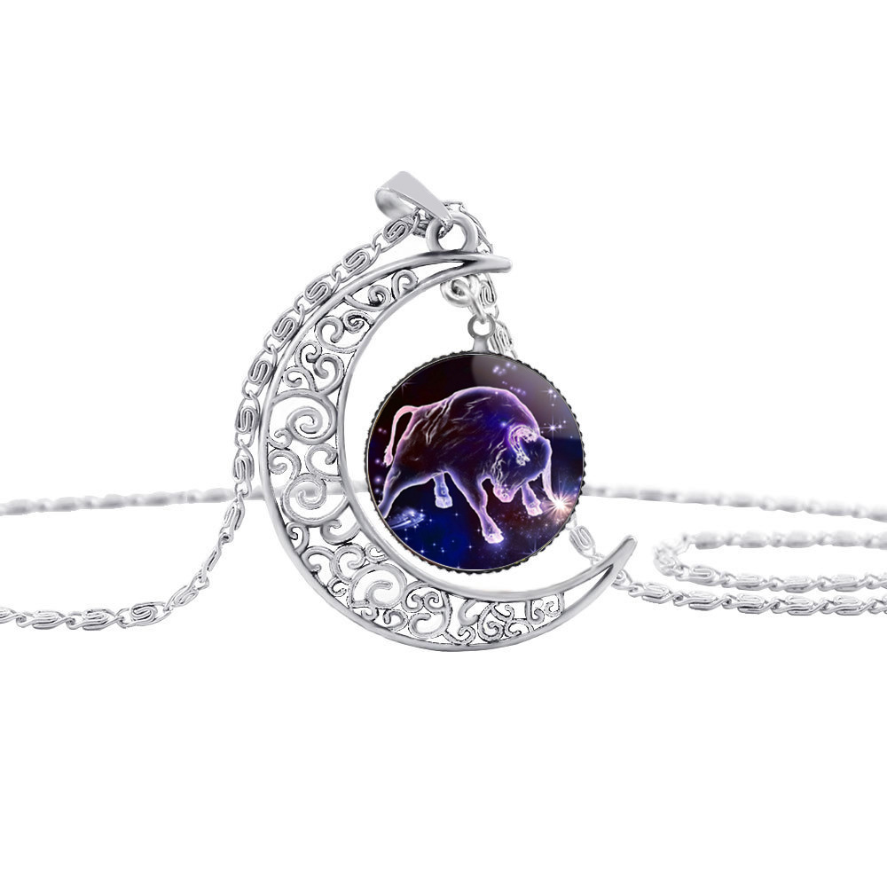 Collier Signe Astrologique Taureau | Lune Femme