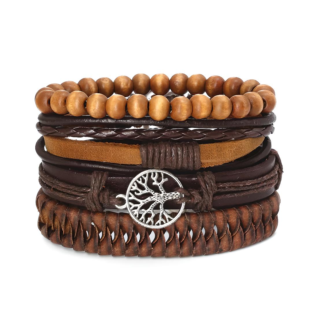 Ethnic Bracelets Rope, Braided, Leather | Free Vibes